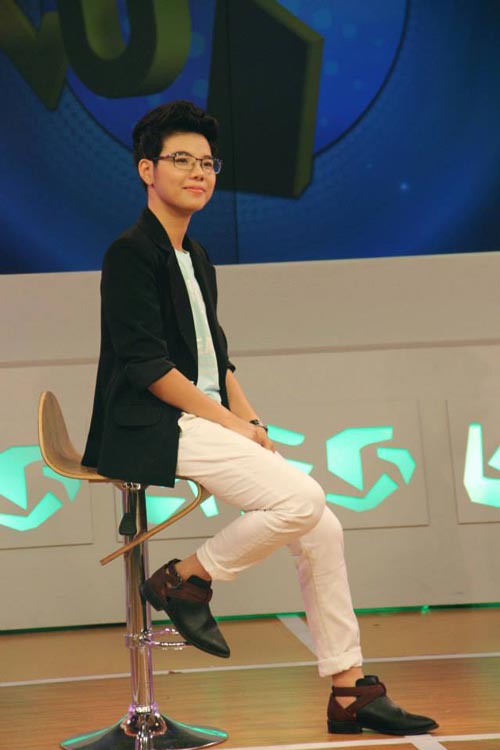 Phong cách tomboy cực chất của Vũ Cát Tường - 6