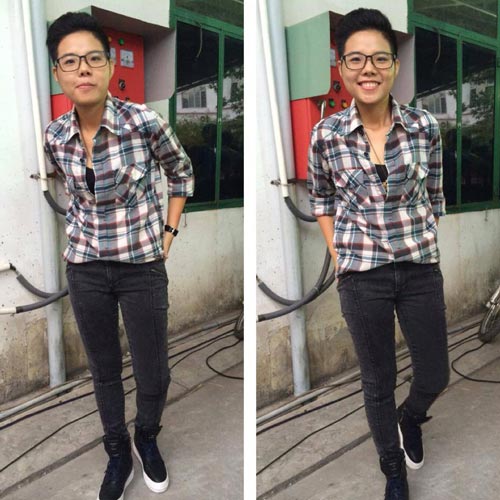 Phong cách tomboy cực chất của Vũ Cát Tường - 16