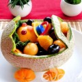 Bếp Eva - Cuối tuần rảnh rỗi tỉa "xe nôi" đựng hoa quả