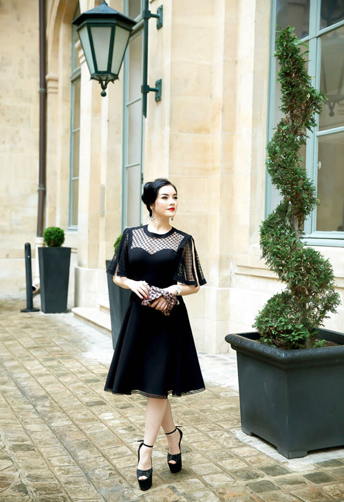 Lý Nhã Kỳ đẹp dịu dàng tại show Alexis Mabille - 4
