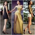 Thời trang - Ngất ngây chân dài thẳng tắp của mỹ nhân Việt
