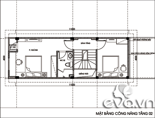 Tư vấn xây nhà ống 44m2 xinh xắn - 2