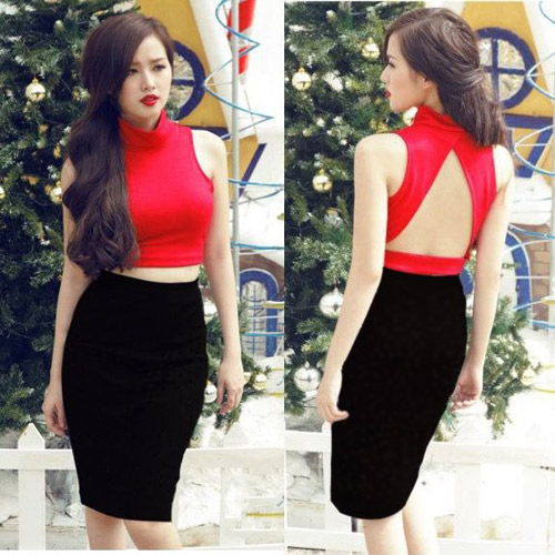 Sao Việt quyến rũ với bộ đôi váy bút chì, áo lửng - 9