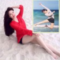 Làng sao - Bảo Thy tung tăng bay nhảy ở Nha Trang