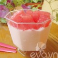 Bếp Eva - Mousse dưa hấu sữa chua thanh mát