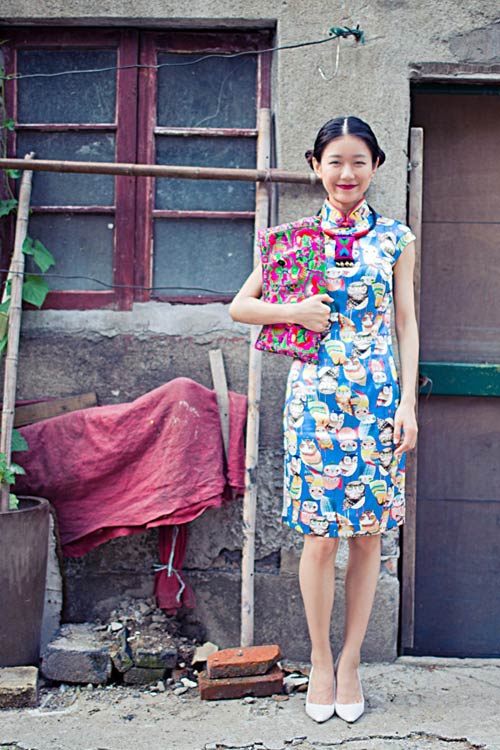 Tín đồ quot;lột xácquot; ấn tượng cho sườn xám - 5