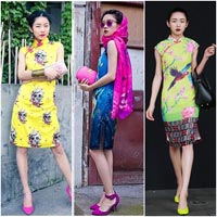 Tín đồ lột xác ấn tượng cho sườn xám