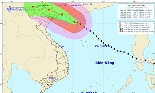 Bão số 2 giật cấp 15 đang lao về Móng Cái - 1