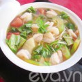 Bếp Eva - Canh tôm nấu chua ngon tuyệt