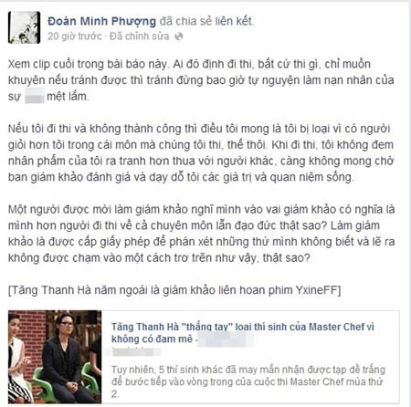 Tăng Thanh Hà gây tranh cãi khi làm giám khảo - 4