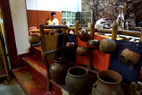 Nội thất độc đáo của quán chuồn chuồn, thúng mủng - 12