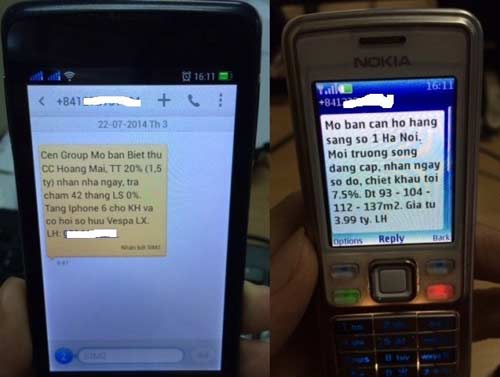 BĐS “khủng bố” điện thoại, email để mời khách - 1