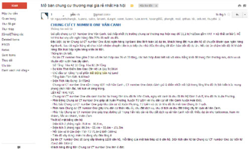 BĐS “khủng bố” điện thoại, email để mời khách - 2