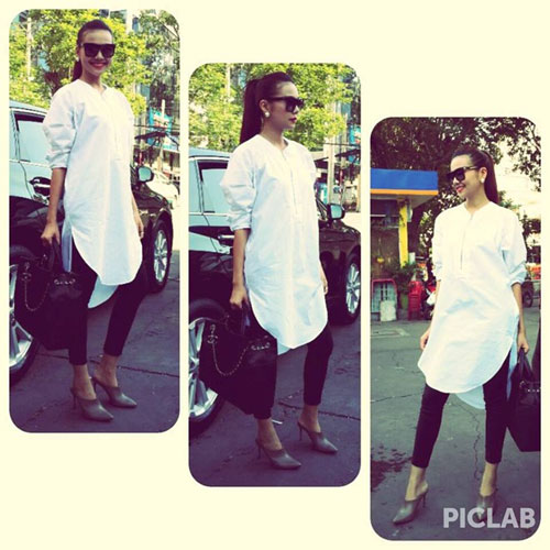 Sao Việt rục rịch lăng xê mốt sơ mi siêu dài - 4