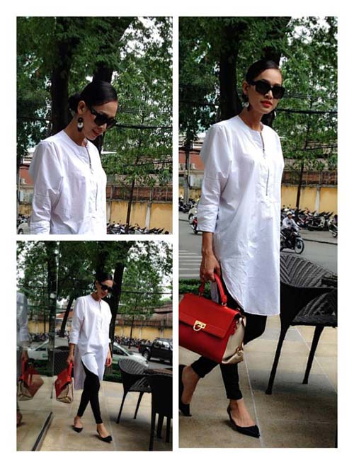 Sao Việt rục rịch lăng xê mốt sơ mi siêu dài - 5