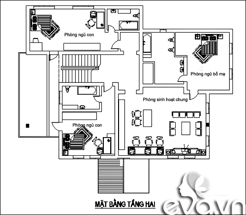 Xây nhà hơn 300m2 hiện đại, sang trọng - 2