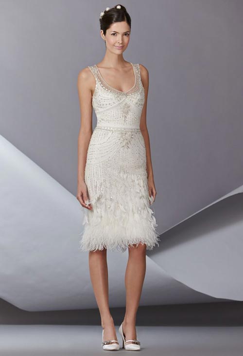 Những tuyệt phẩm váy ngắn cho cô dâu mùa hè - 15