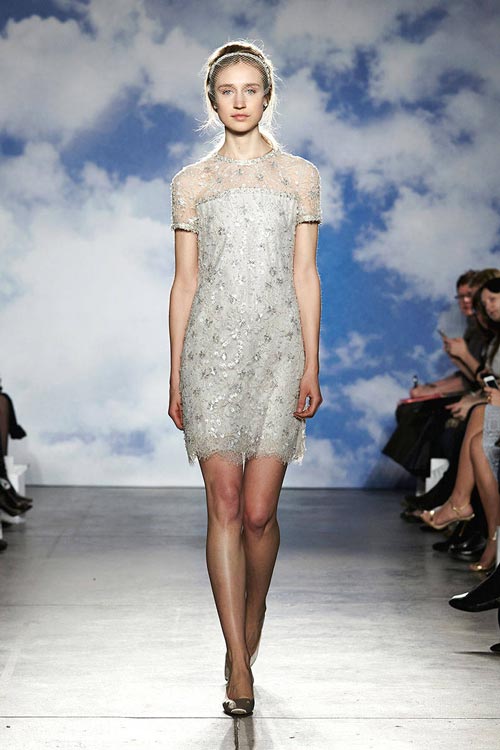 Những tuyệt phẩm váy ngắn cho cô dâu mùa hè - 18