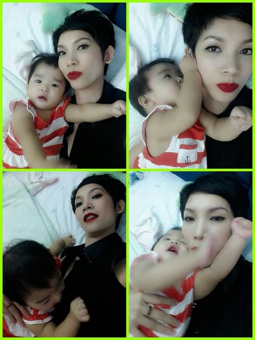 Diva Thanh Lam tinh nghịch bên hai con - 6