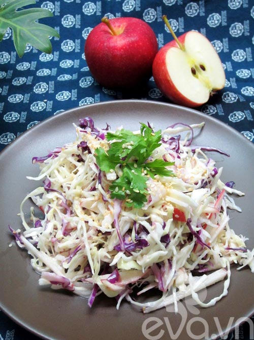 Salad táo giòn giòn cực dễ làm - 9
