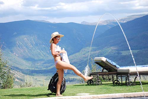 Thảo Trang sexy hết mức ở nơi quot;thiên đườngquot; - 10