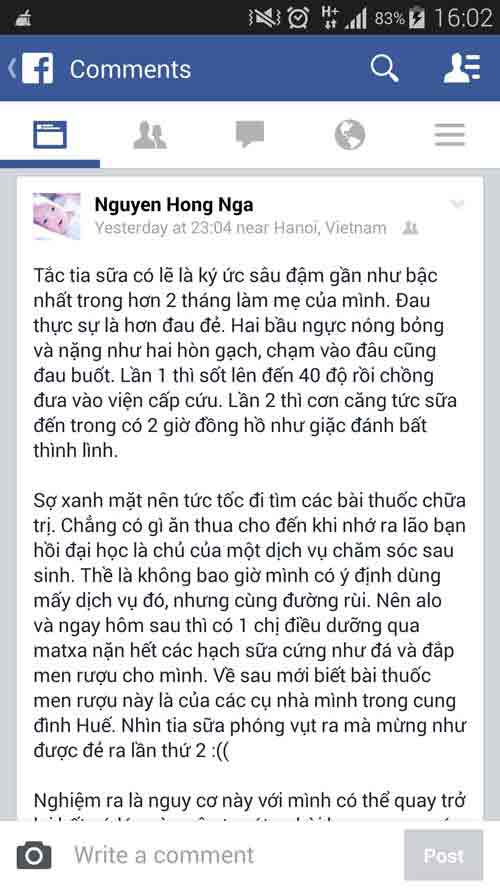 Vợ GS Xoay chia sẻ bí quyết chữa tắc tia sữa - 5