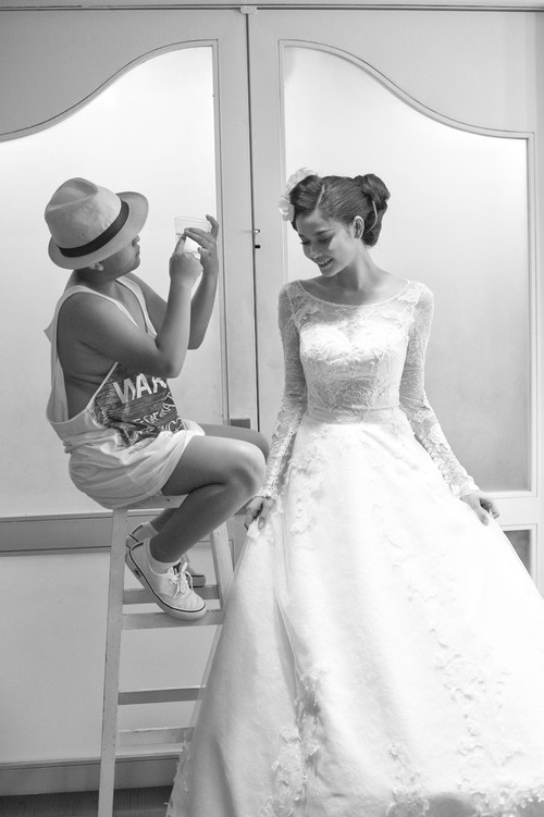 Trương Quỳnh Anh mặc áo cưới sau tin đồn rạn nứt - 14