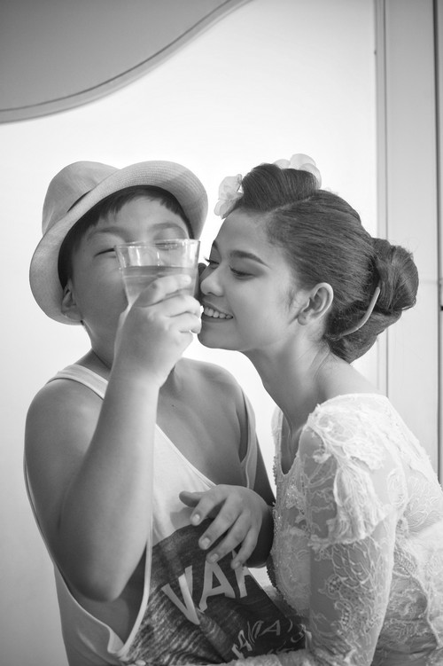 Trương Quỳnh Anh mặc áo cưới sau tin đồn rạn nứt - 9