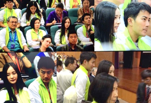 Lộ ảnh Dương Mịch bên bố mẹ chồng sau tin bất hòa - 1