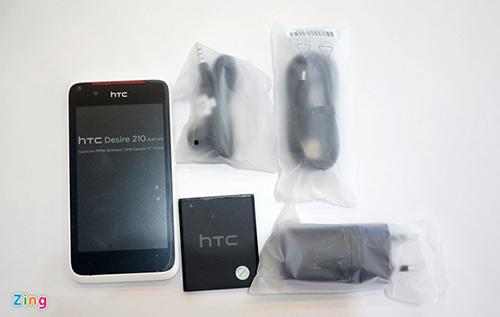 Mở hộp HTC Desire 210 giá 2,3 triệu đồng - 3