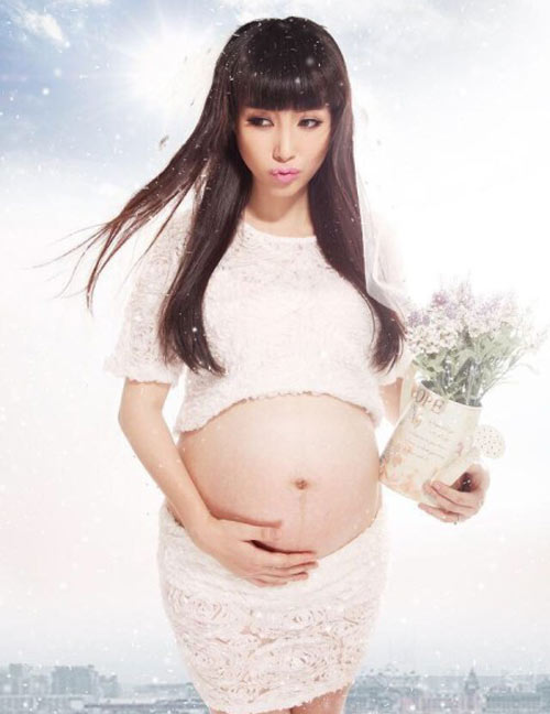 Ghen tỵ với vẻ đẹp ‘hotgirl’ của mẹ bầu 38 tuần - 5