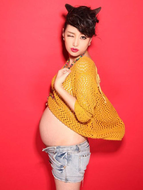 Ghen tỵ với vẻ đẹp ‘hotgirl’ của mẹ bầu 38 tuần - 9