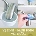 Nhà đẹp - Mẹo thú vị làm sạch vòi nước thật nhanh