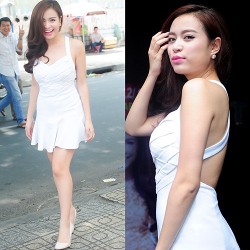 Hoàng Thùy Linh níu ánh nhìn với lưng trần quyến rũ - 1