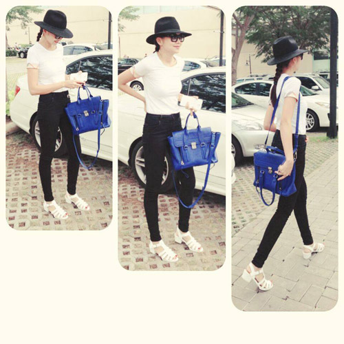 Mũ phớt tôn vẻ sành điệu cho sao Việt - 3