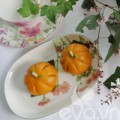 Bếp Eva - Bánh bí đỏ nhân đậu đỏ trứng muối
