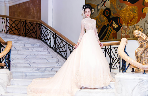 Vũ Ngọc Anh làm cô dâu xinh đẹp - 1