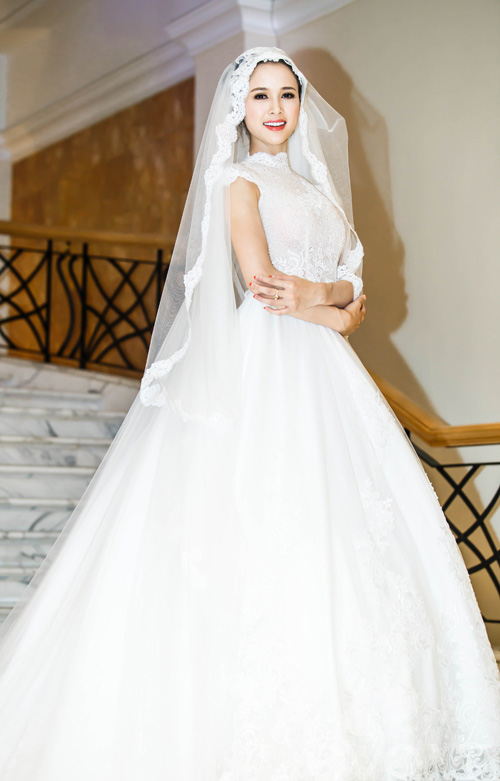 Vũ Ngọc Anh làm cô dâu xinh đẹp - 9