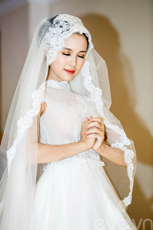 Vũ Ngọc Anh làm cô dâu xinh đẹp - 12