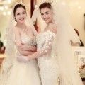 Làng sao - Á hậu Hoàng Anh, Hồng Quế "đọ" áo cưới