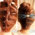 Làm đẹp - Tóc búi bện xinh lung linh ngày nắng thu