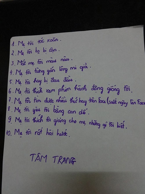 Trẻ tiểu học tả mẹ nhiều mụn, nghiện Facebook - 8