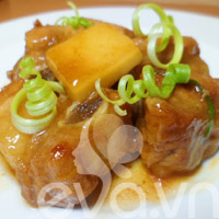 Sườn bung chuối đậu thế này mới ngon - 16