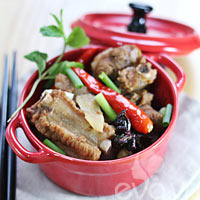 Sườn bung chuối đậu thế này mới ngon - 17