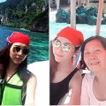 Làng sao - Ngọc Quyên trẻ trung bên mẹ ở Phuket