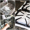 Nhà đẹp - Mẹo vệ sinh kiềng bếp ga nhanh sạch