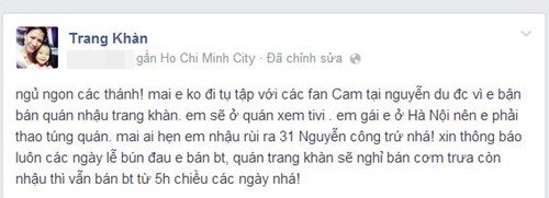 Trang Trần vắng mặt trong đêm trao giải Cuộc đua kỳ thú - 1