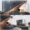 Nhà đẹp - Nhà 2 tầng có cầu thang nổi tuyệt đẹp