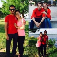 Vợ chồng Đức Tiến hạnh phúc xoá tin đồn ly hôn