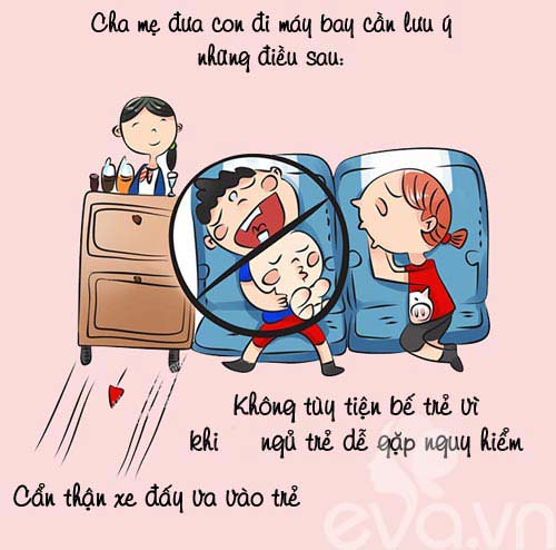 Kinh nghiệm quot;xương máuquot; cho bé đi máy bay - 2